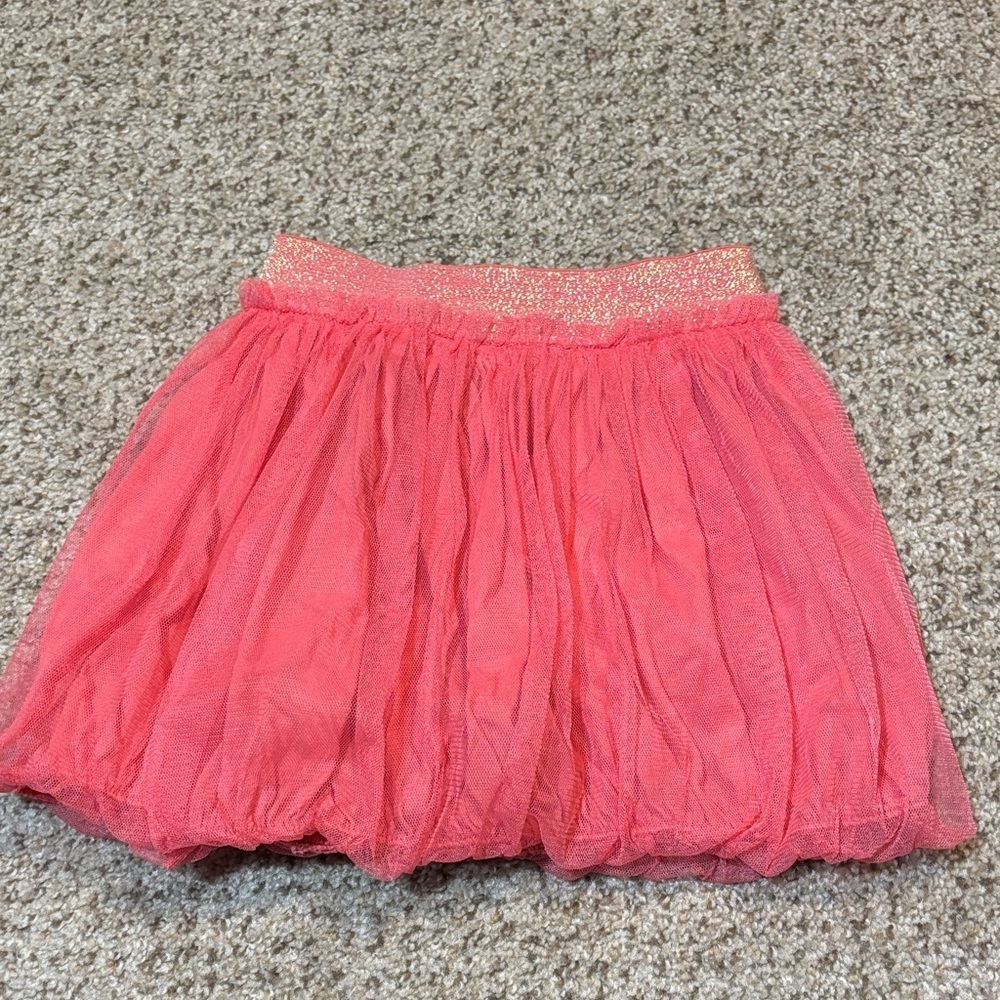 Gap Kids Pink Tulle Skirt 100% Cotton Lined Size XS (4-5) | Princess | girly |